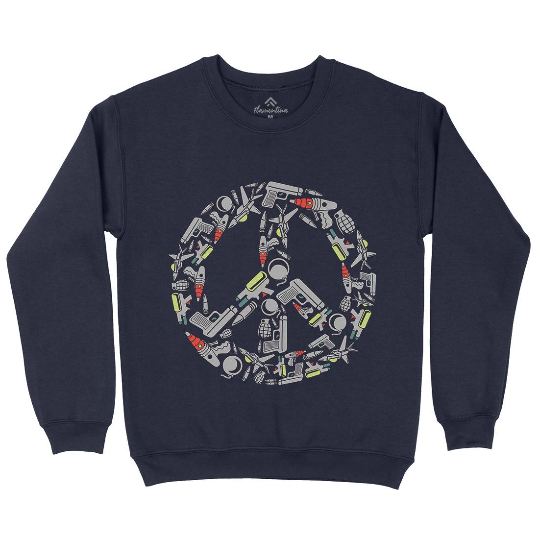 Peace Mens Crew Neck Sweatshirt Religion C601