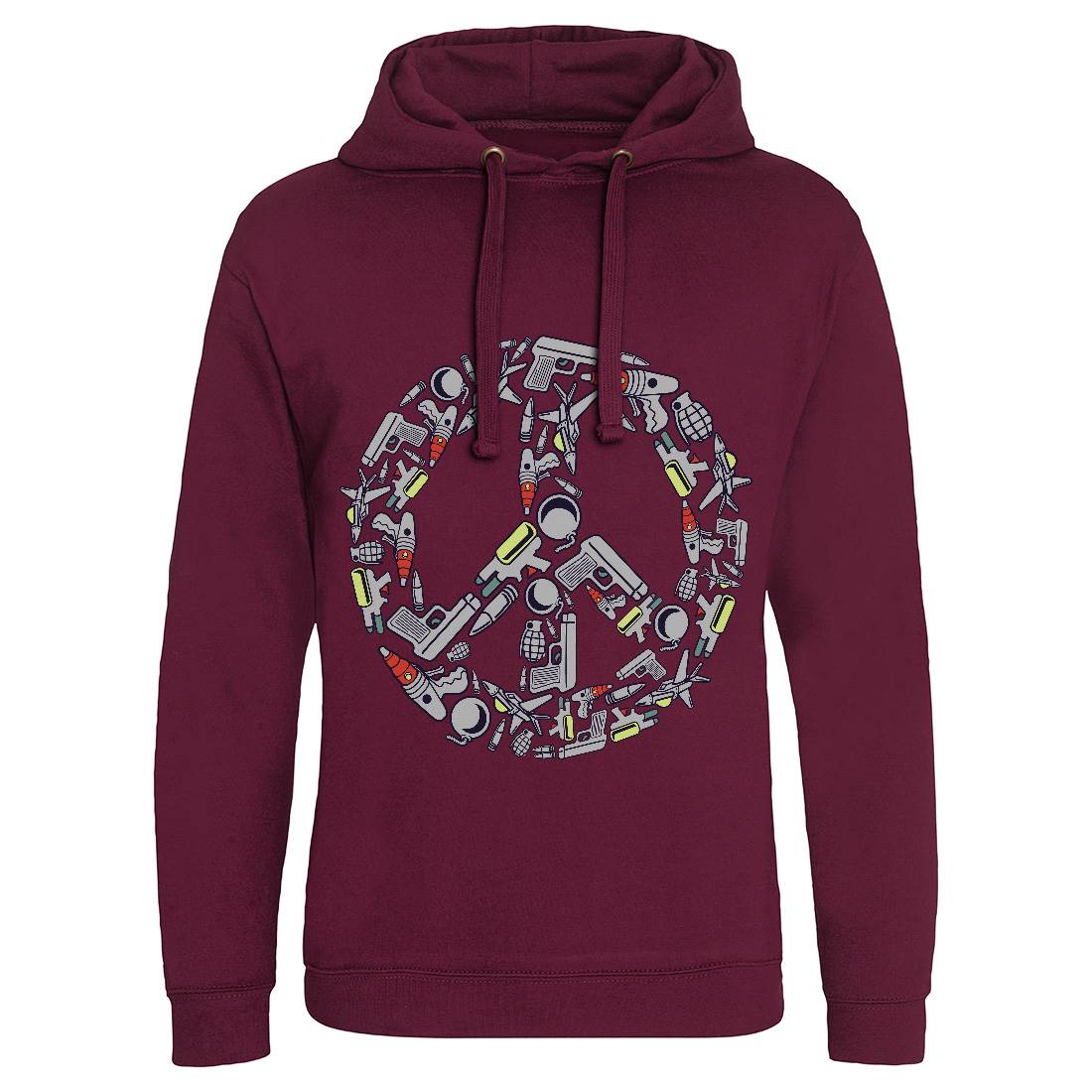 Peace Mens Hoodie Without Pocket Religion C601
