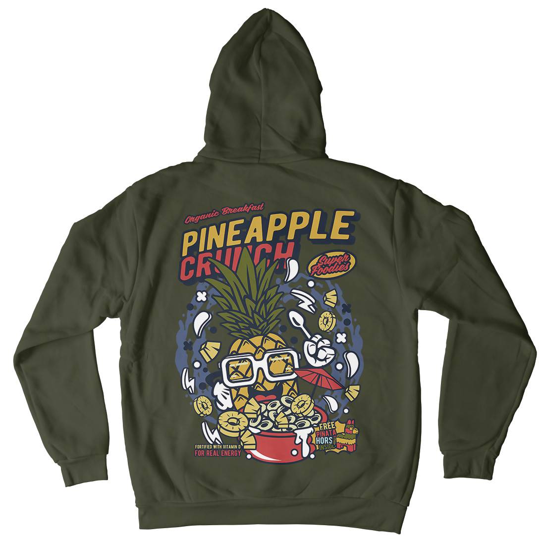 Pineapple Crunch Kids Crew Neck Hoodie Food C605