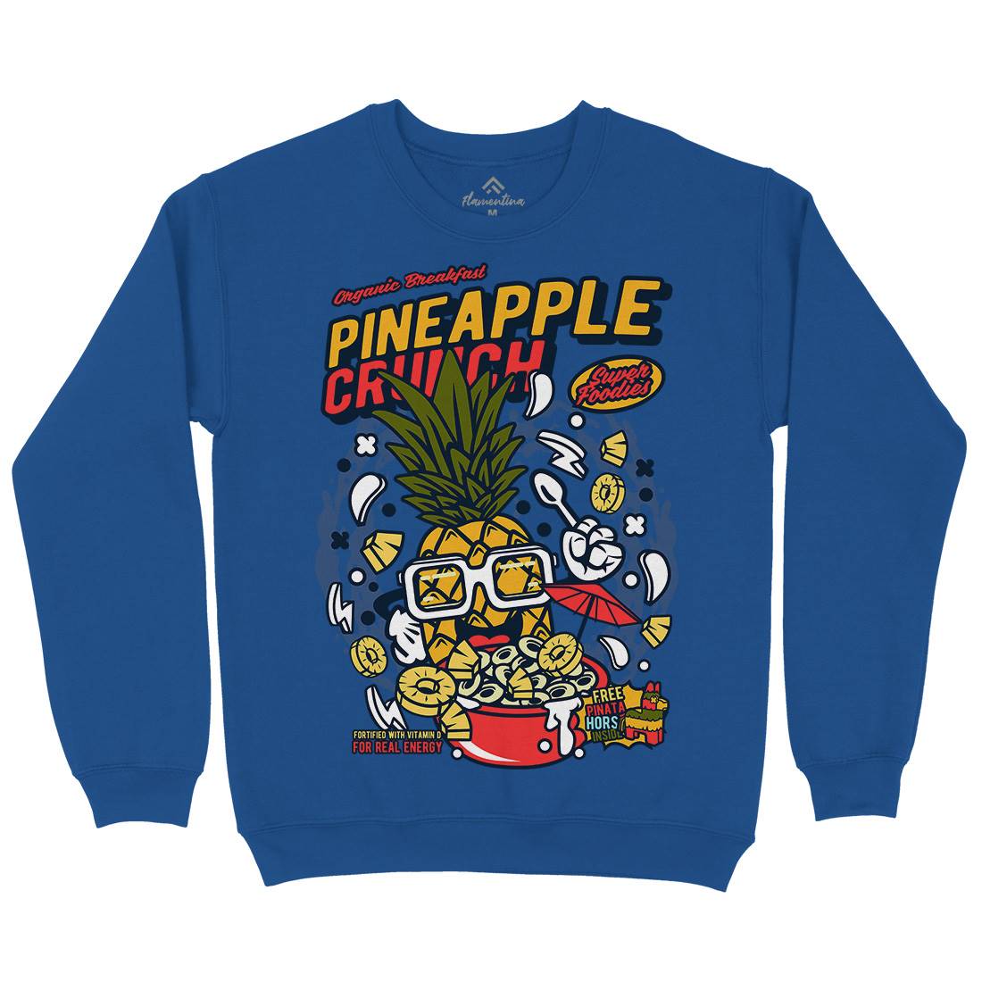 Pineapple Crunch Kids Crew Neck Sweatshirt Food C605