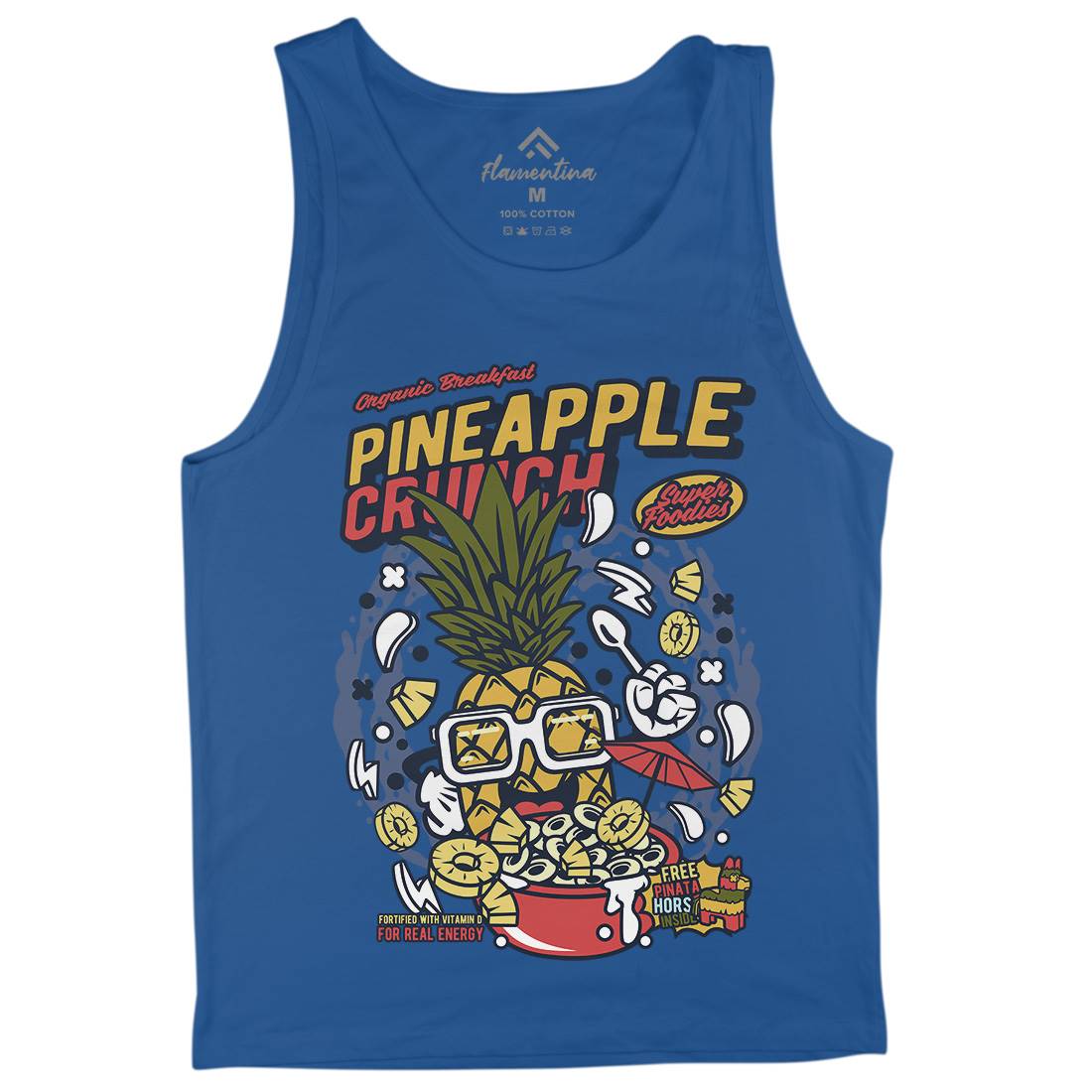 Pineapple Crunch Mens Tank Top Vest Food C605