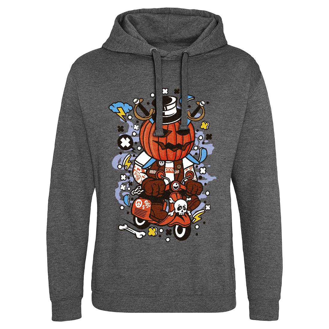 Pumpkin Scooter Mens Hoodie Without Pocket Motorcycles C611