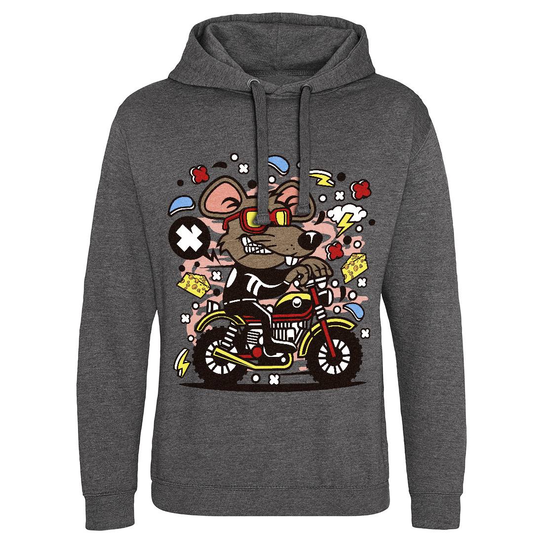 Rat Motocross Mens Hoodie Without Pocket Motorcycles C624