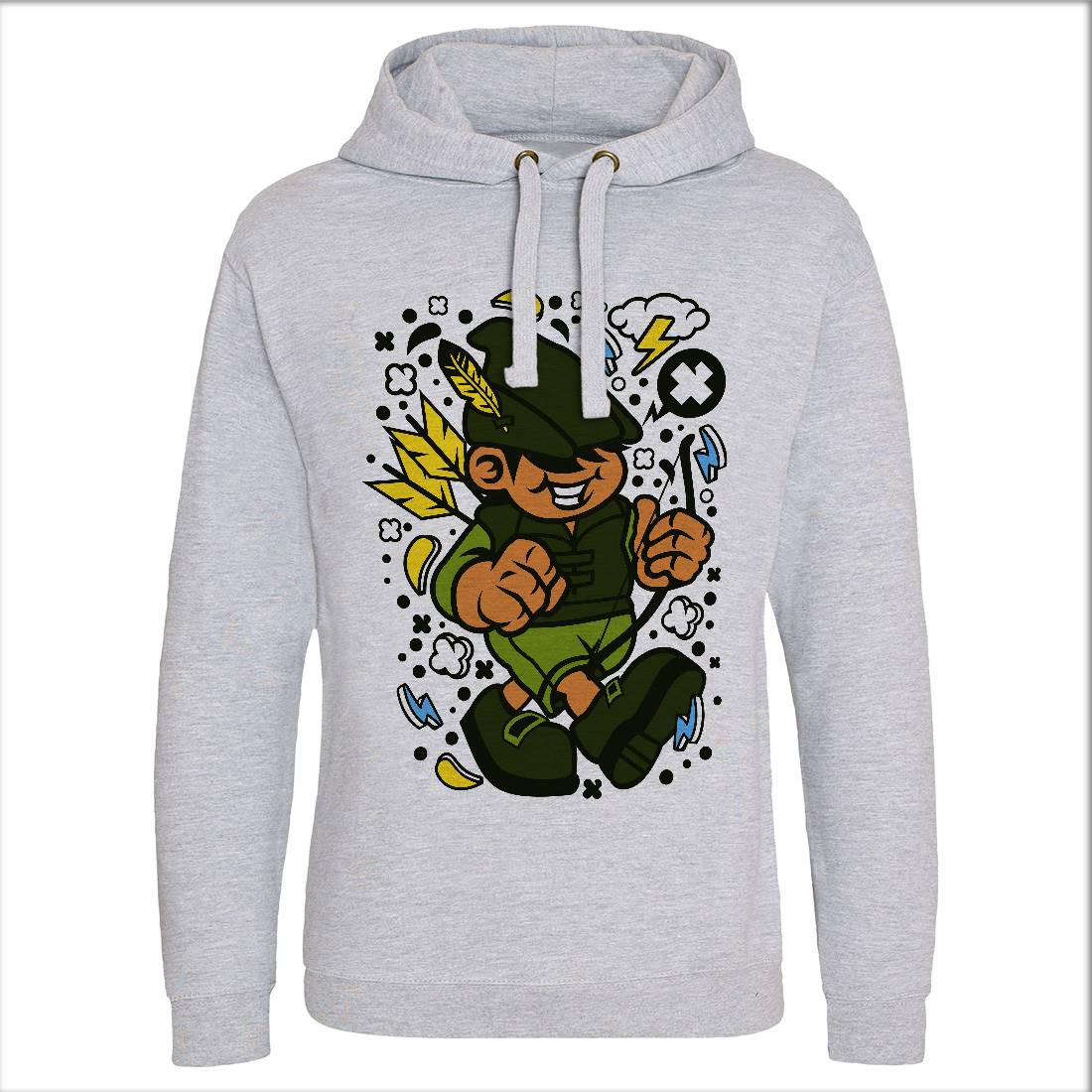 Robin Hood Kid Mens Hoodie Without Pocket Warriors C633