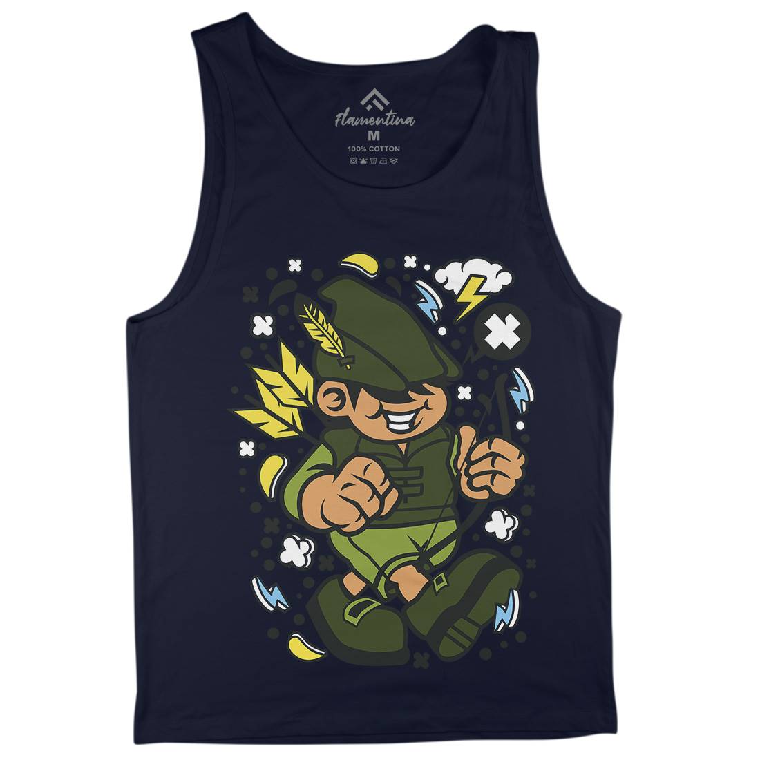 Robin Hood Kid Mens Tank Top Vest Warriors C633