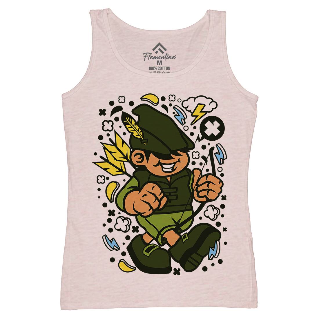 Robin Hood Kid Womens Organic Tank Top Vest Warriors C633