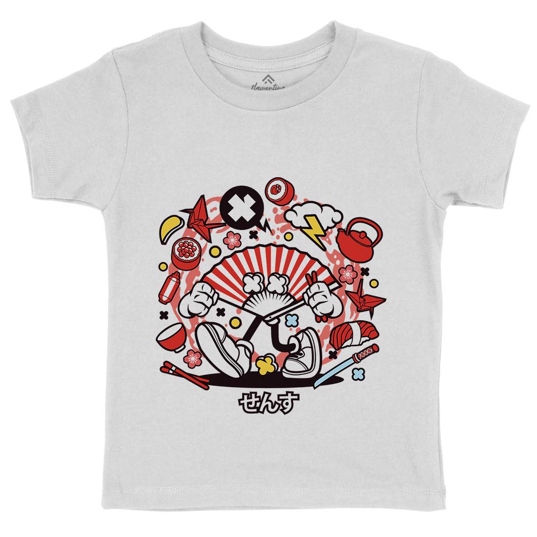 Sense Kids Organic Crew Neck T-Shirt Asian C642