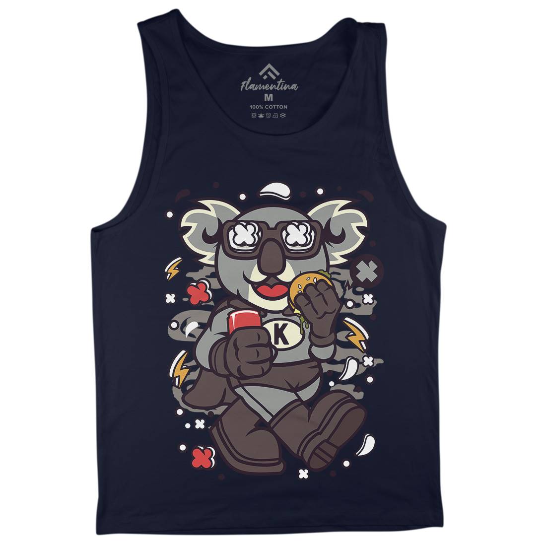 Super Koala Mens Tank Top Vest Animals C673