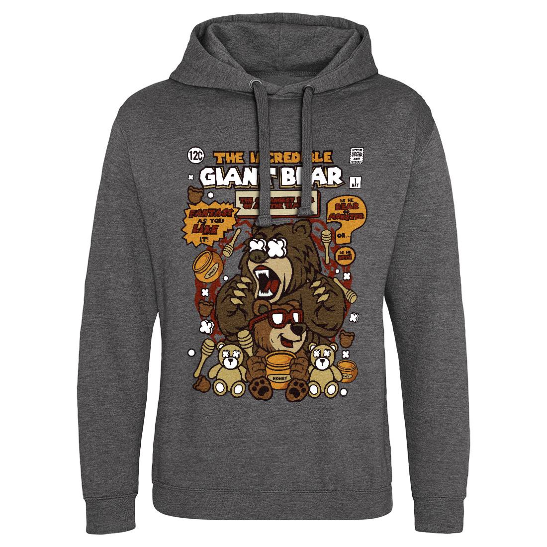 The Incredible Bear Mens Hoodie Without Pocket Animals C675