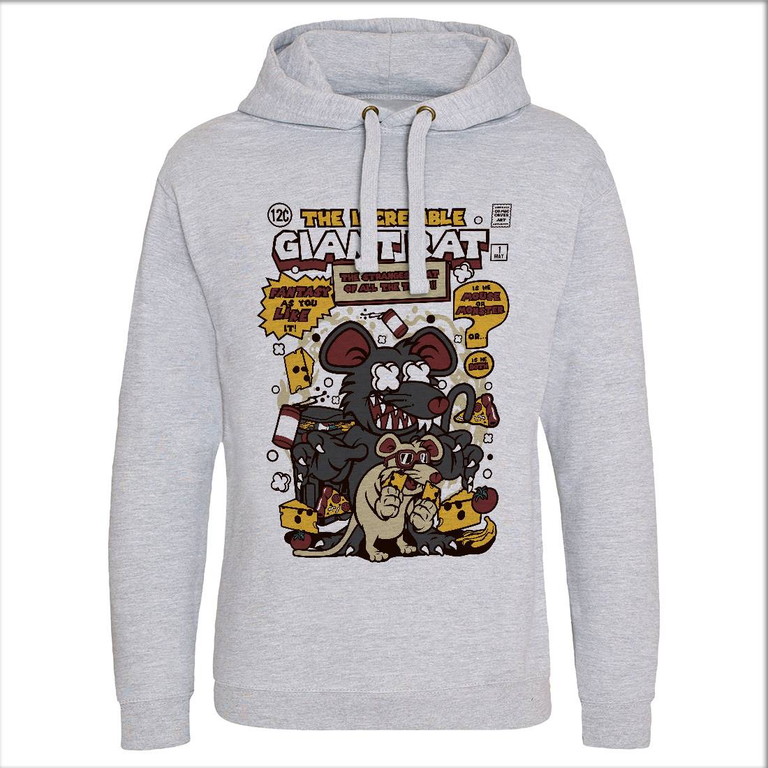 The Incredible Giant Rat Mens Hoodie Without Pocket Animals C676