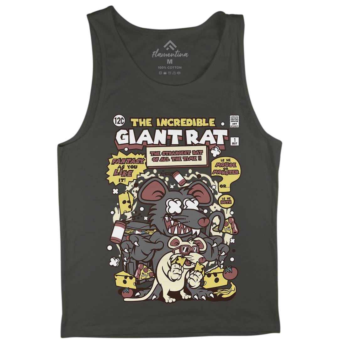 The Incredible Giant Rat Mens Tank Top Vest Animals C676