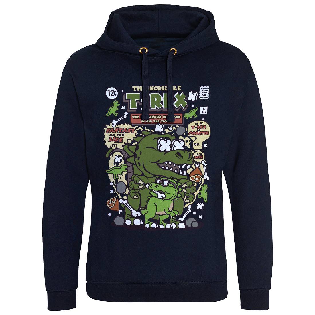 The Incredible T-Rex Mens Hoodie Without Pocket Animals C679