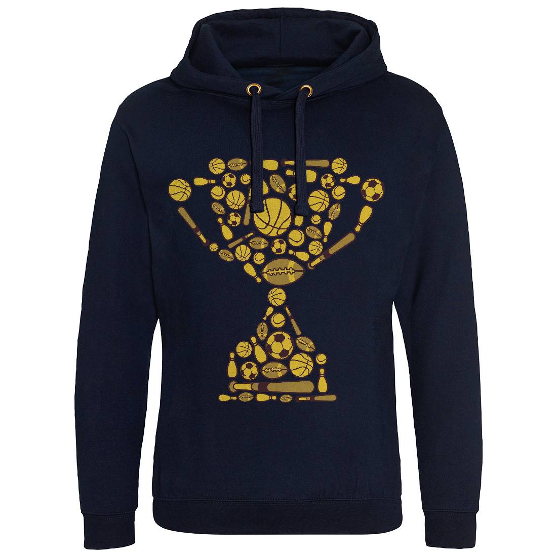 Trophy Mens Hoodie Without Pocket Sport C683