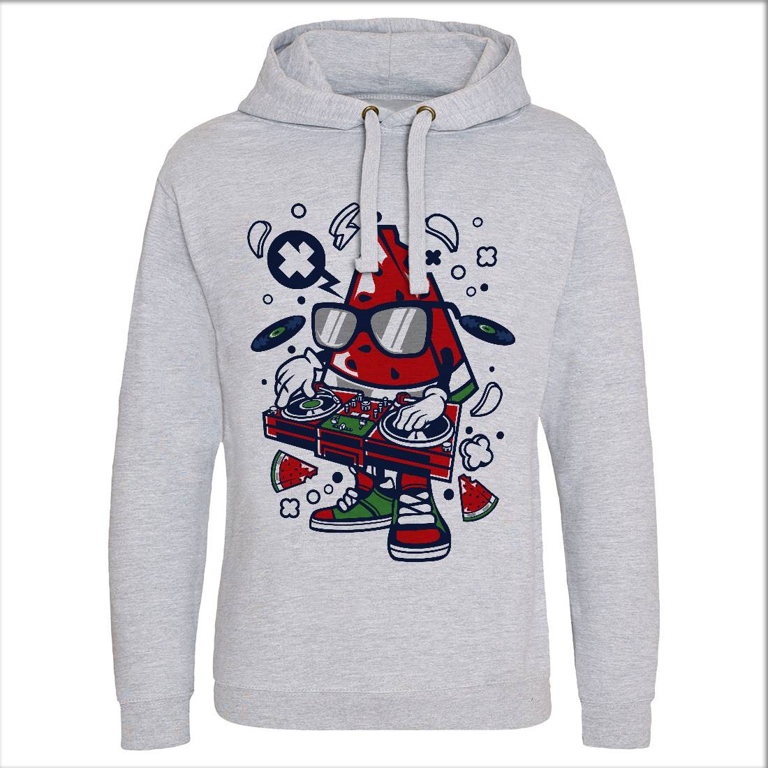 Watermelon Dj Mens Hoodie Without Pocket Music C689