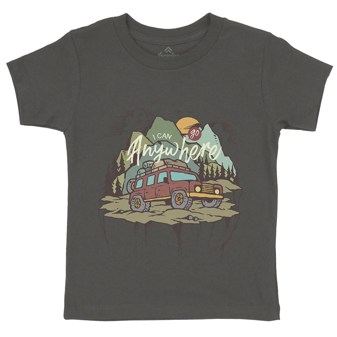 Adventure Kids Organic Crew Neck T-Shirt Nature C701