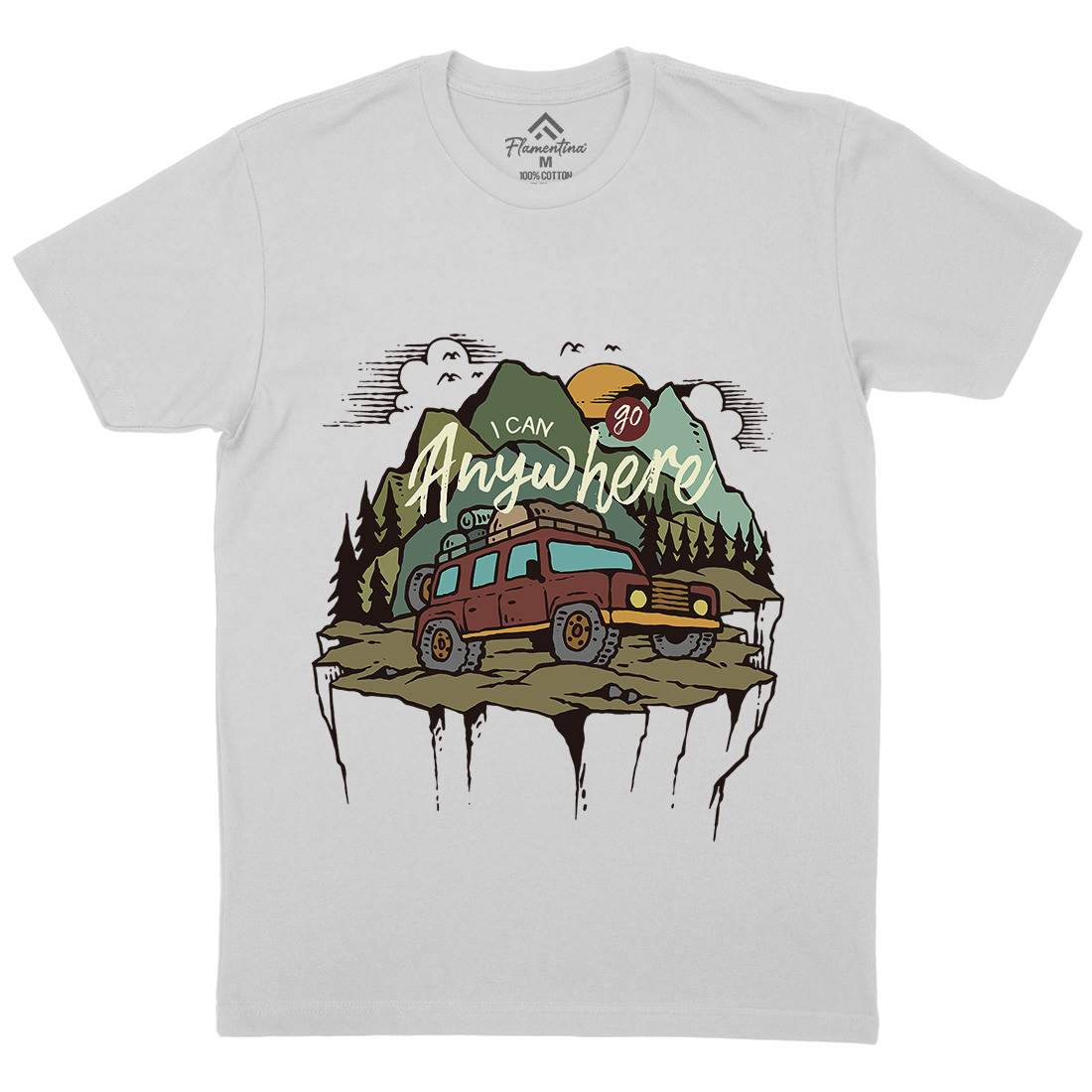 Adventure Mens Crew Neck T-Shirt Nature C701