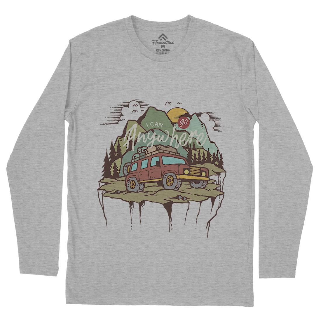 Adventure Mens Long Sleeve T-Shirt Nature C701