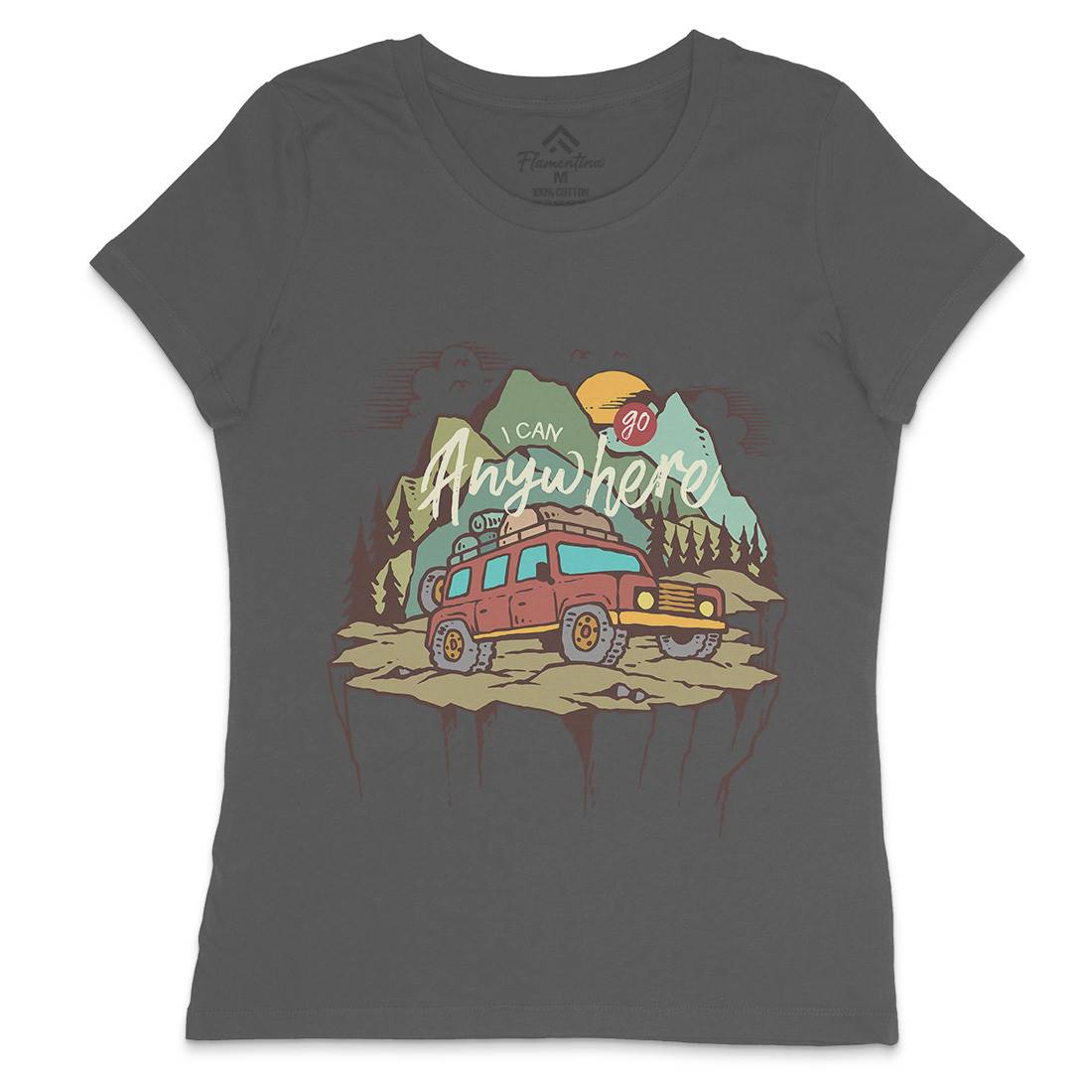 Adventure Womens Crew Neck T-Shirt Nature C701