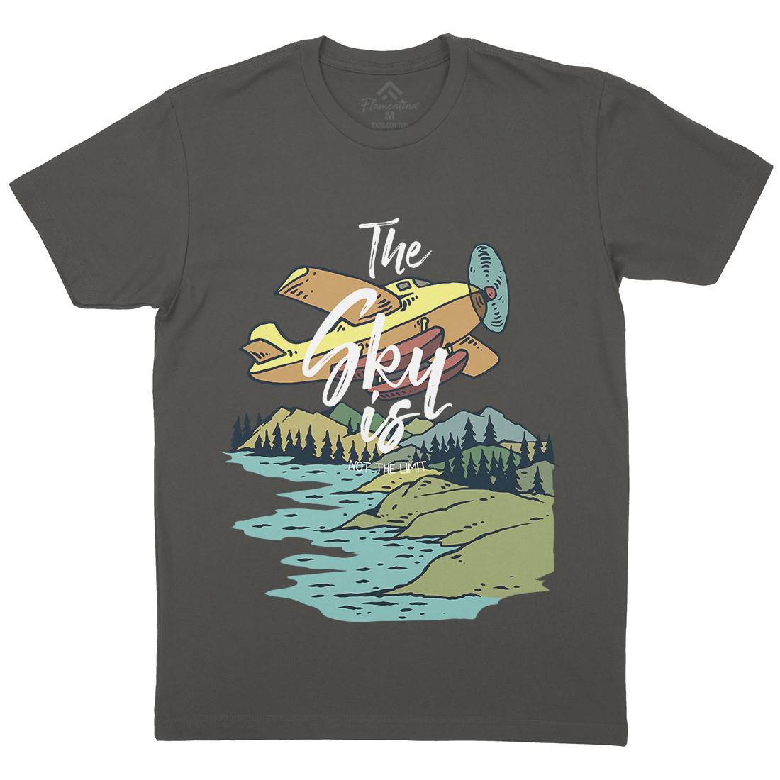 Alaska Mens Crew Neck T-Shirt Nature C702