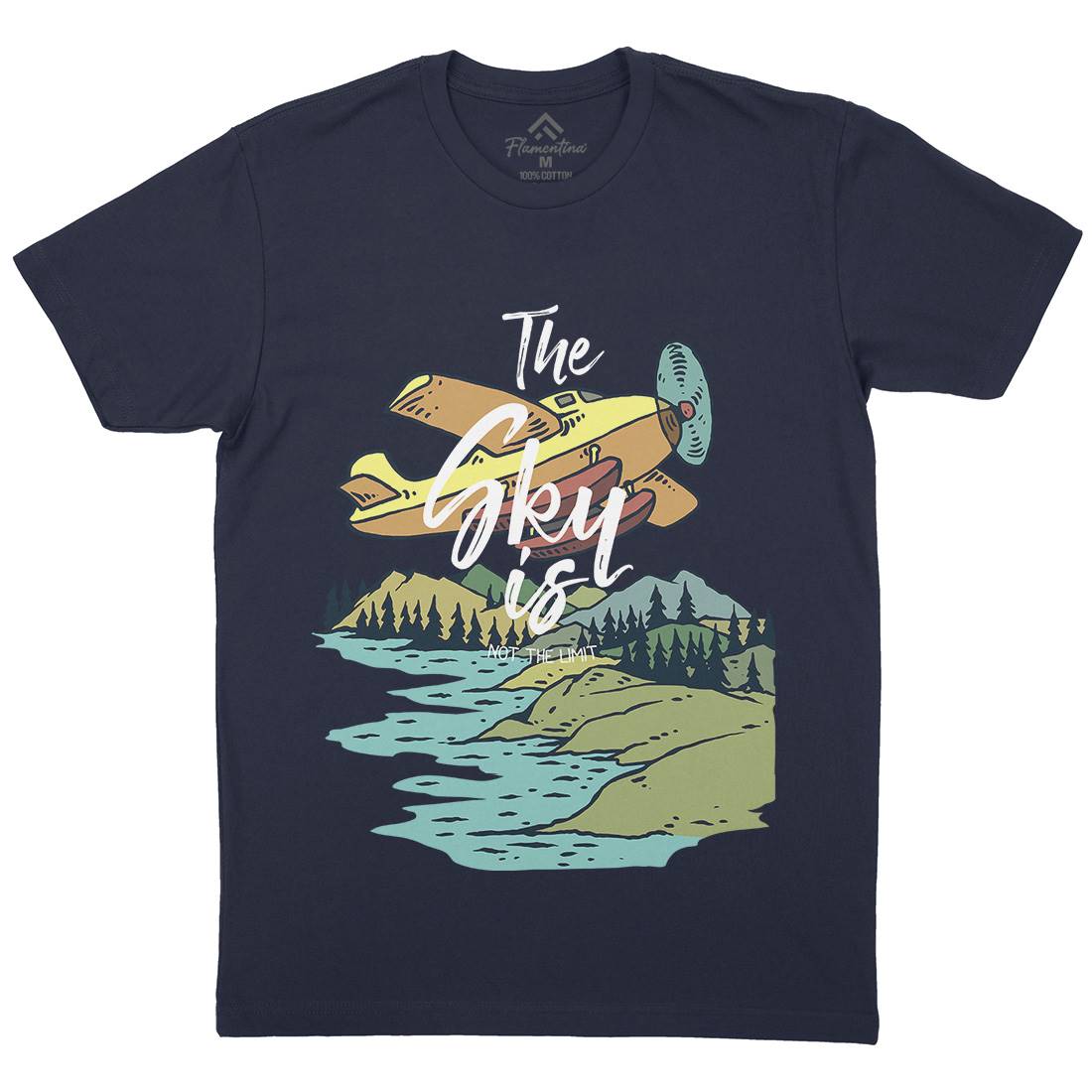 Alaska Mens Organic Crew Neck T-Shirt Nature C702