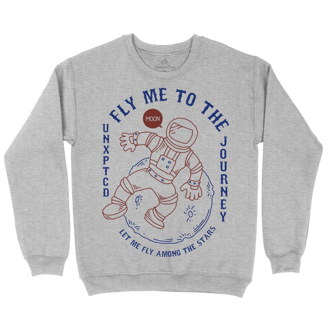 Astro Mens Crew Neck Sweatshirt Space C706