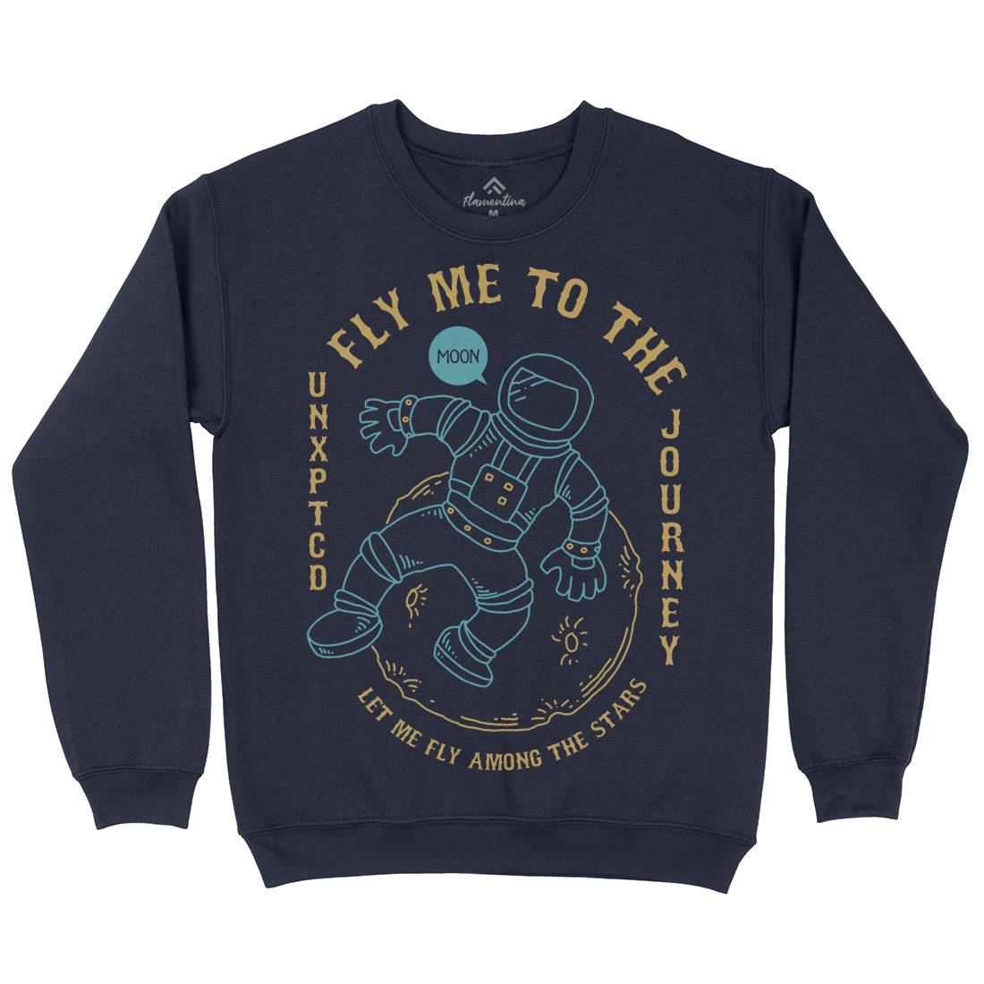 Astro Kids Crew Neck Sweatshirt Space C706