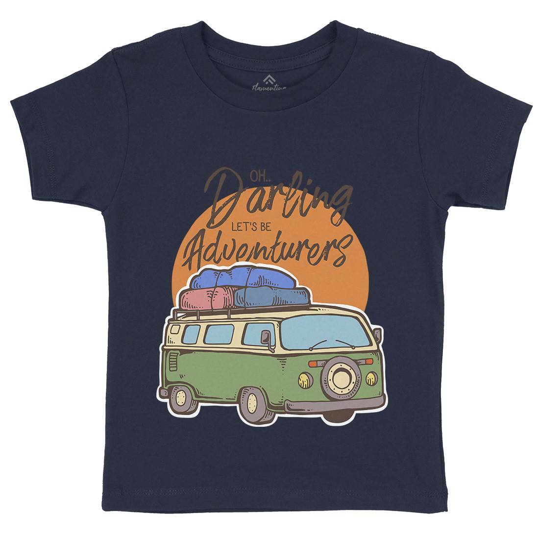 Be Adventurers Kids Organic Crew Neck T-Shirt Nature C707
