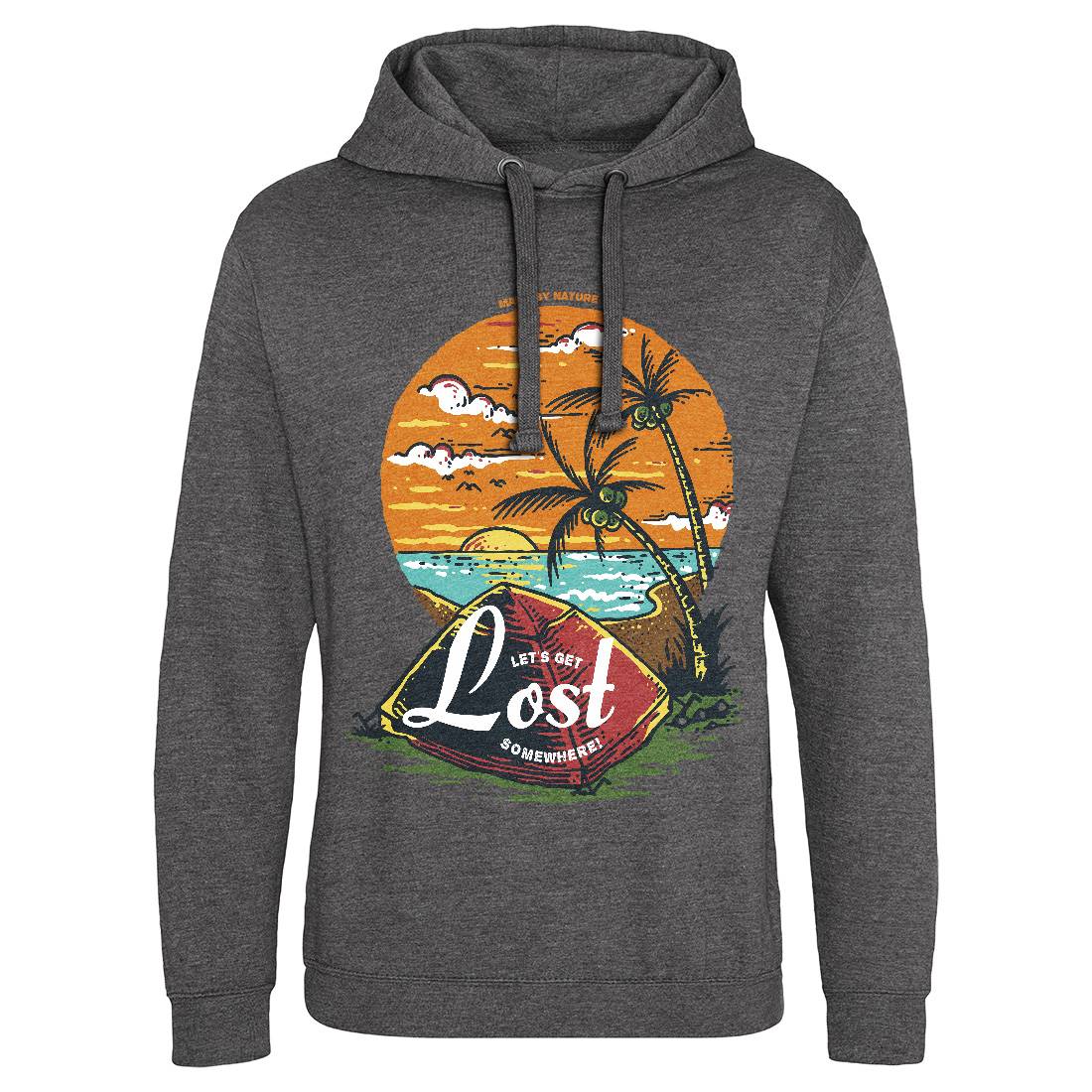 Beach Camping Mens Hoodie Without Pocket Nature C708