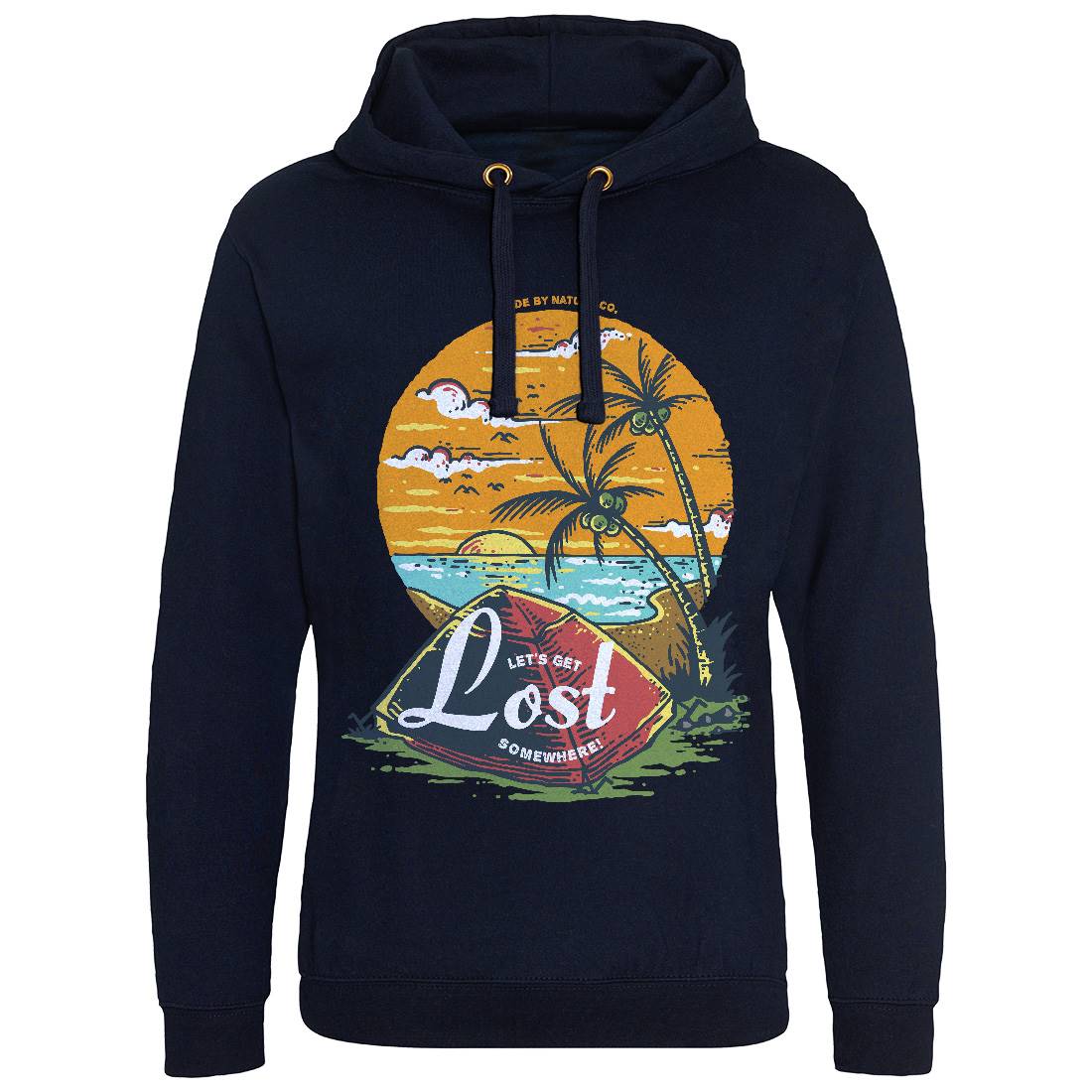 Beach Camping Mens Hoodie Without Pocket Nature C708