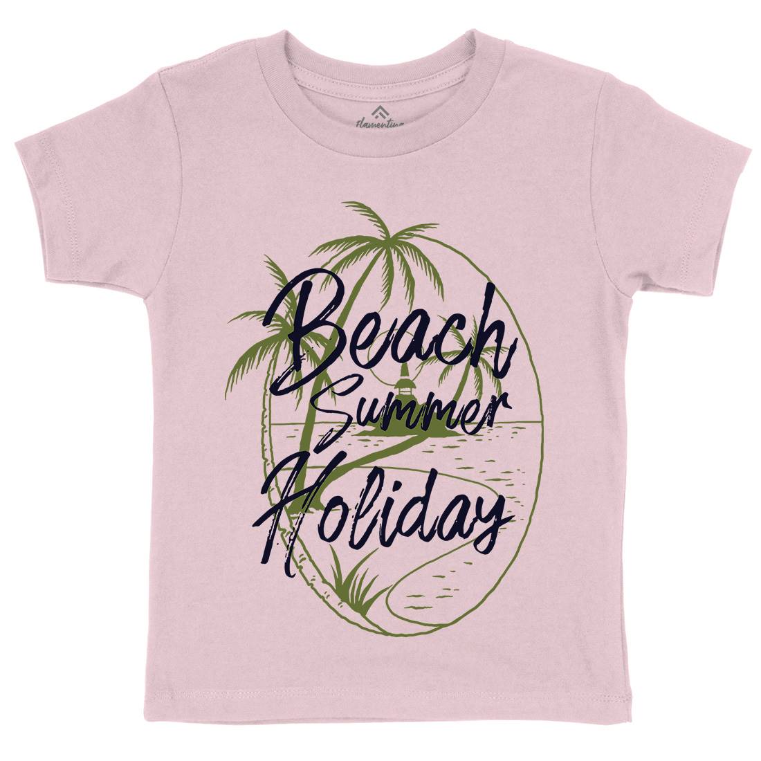 Beach Island Kids Organic Crew Neck T-Shirt Nature C709