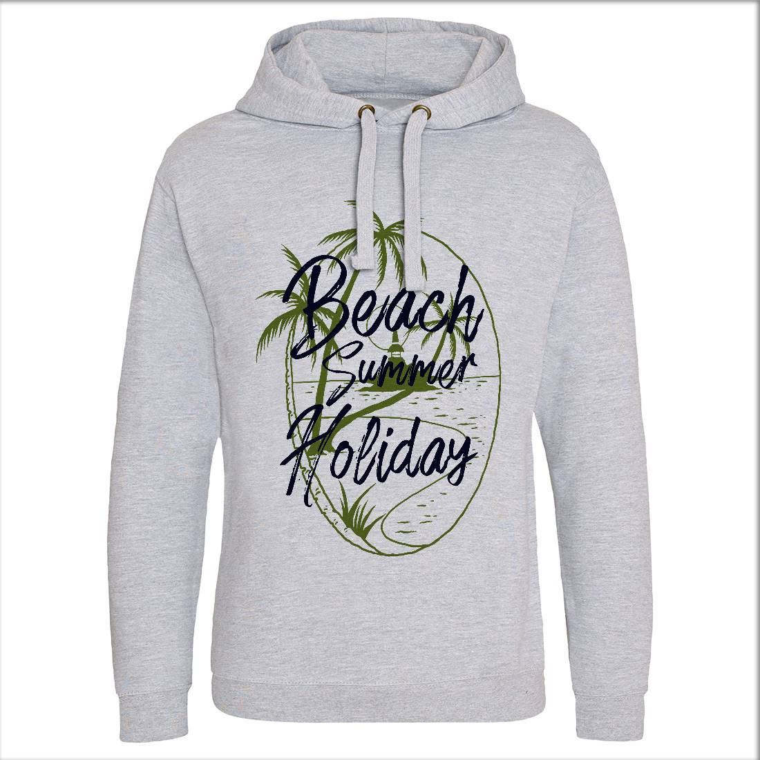 Beach Island Mens Hoodie Without Pocket Nature C709