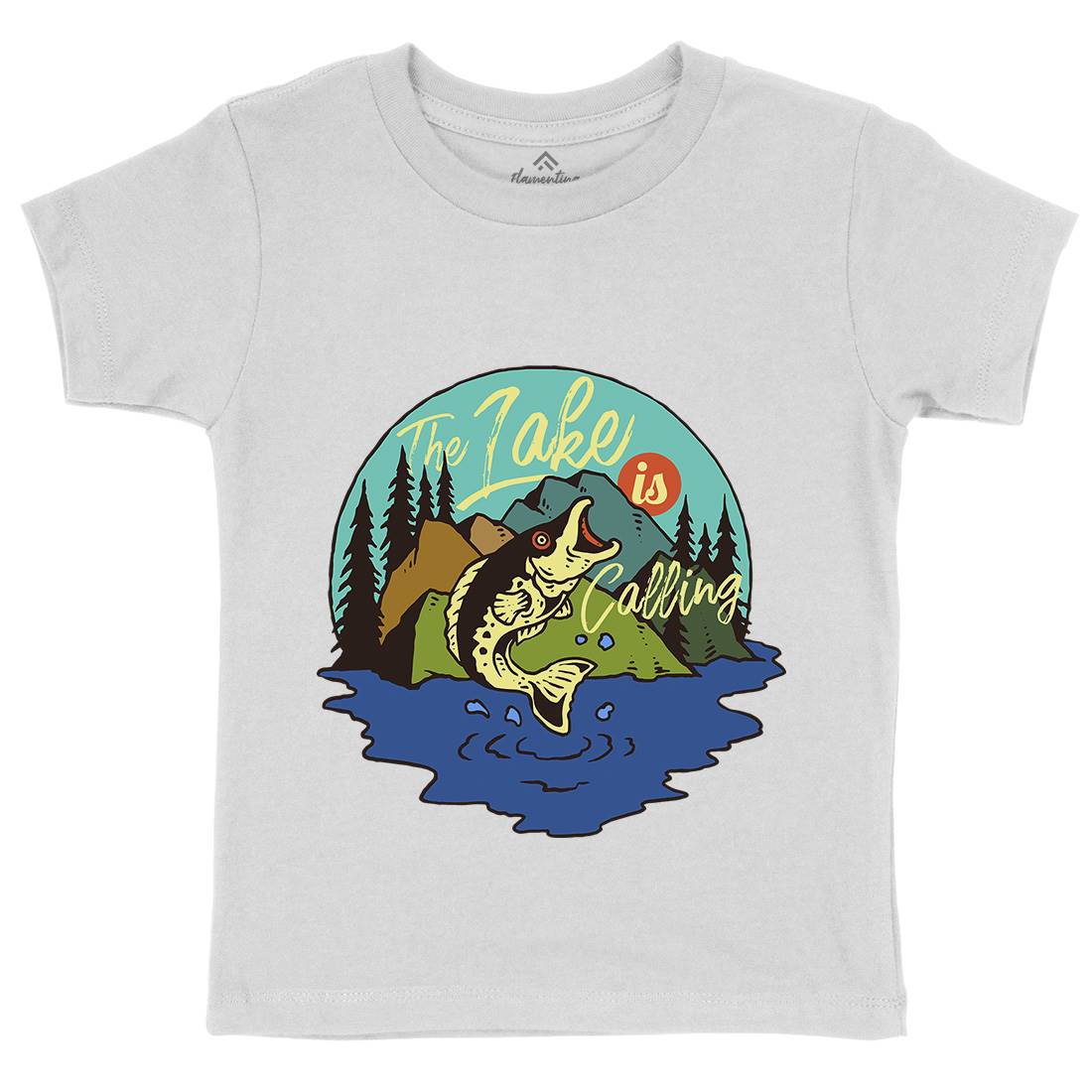 Big Fish Kids Crew Neck T-Shirt Fishing C712