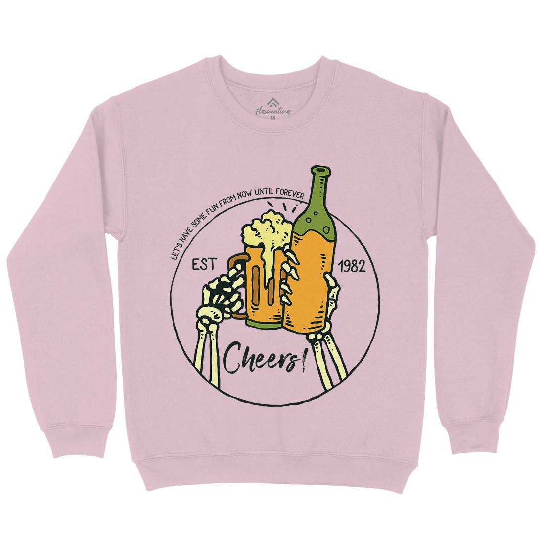 Cheers Kids Crew Neck Sweatshirt Drinks C715
