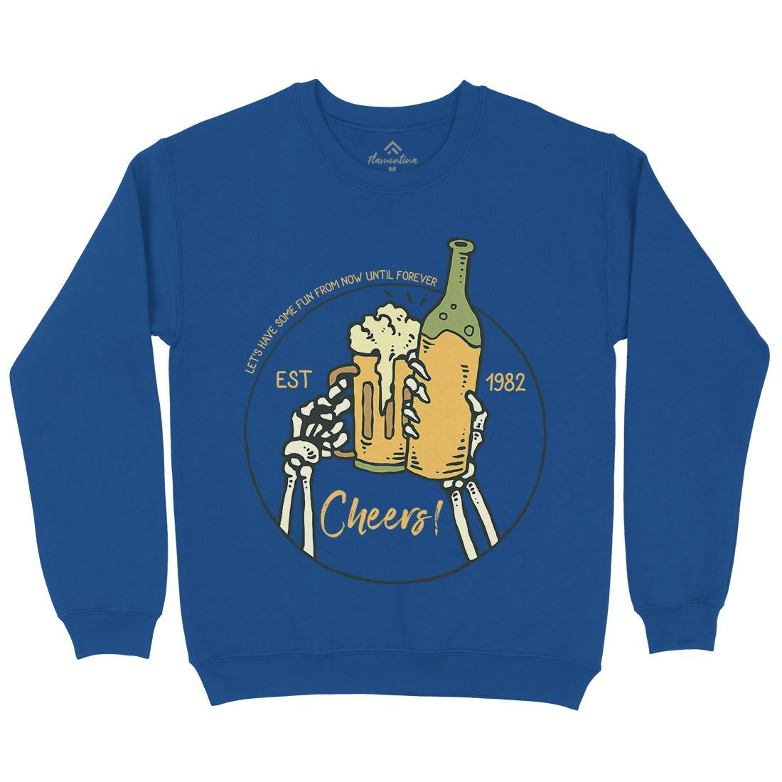 Cheers Kids Crew Neck Sweatshirt Drinks C715