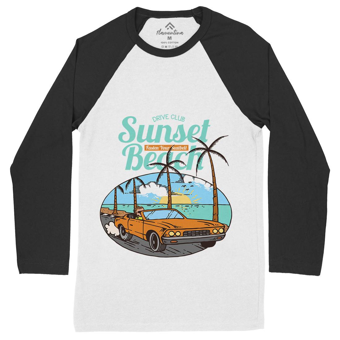 Coast To Coast Mens Long Sleeve Baseball T-Shirt Nature C718