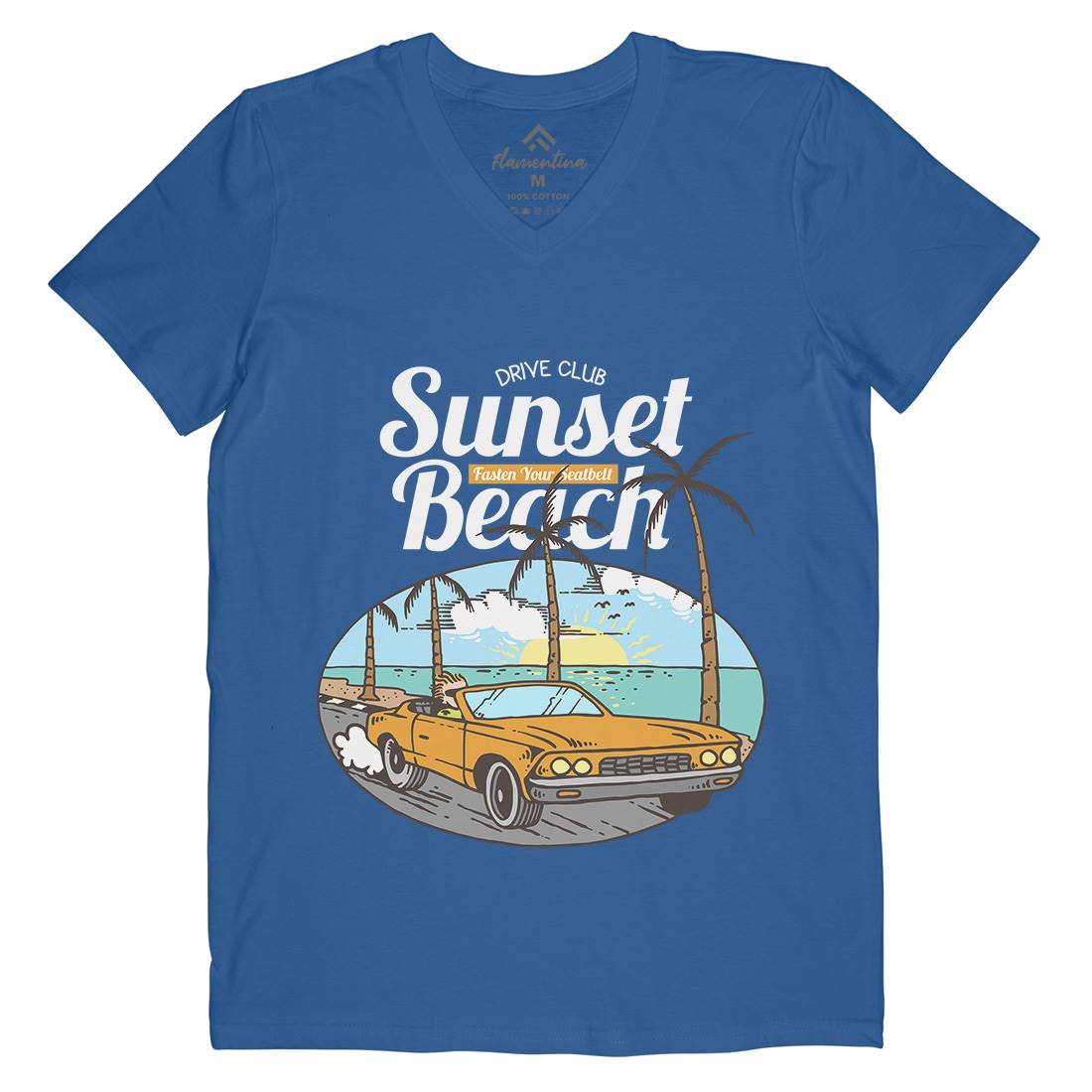 Coast To Coast Mens V-Neck T-Shirt Nature C718