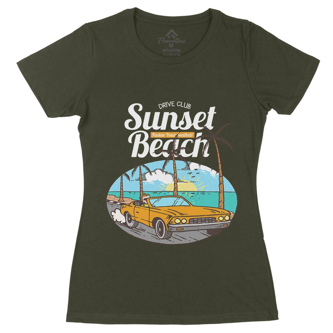 Coast To Coast Womens Organic Crew Neck T-Shirt Nature C718