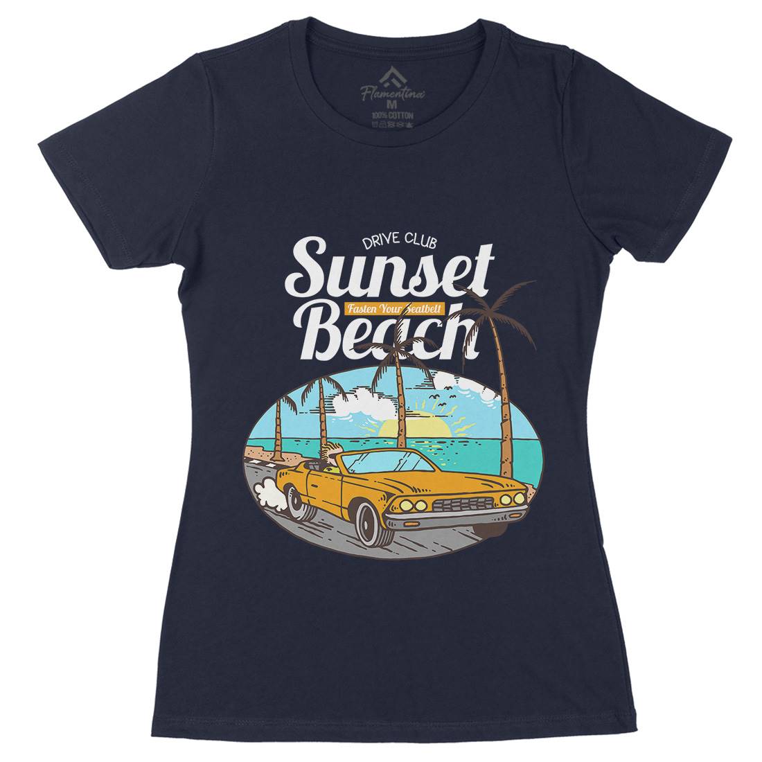Coast To Coast Womens Organic Crew Neck T-Shirt Nature C718