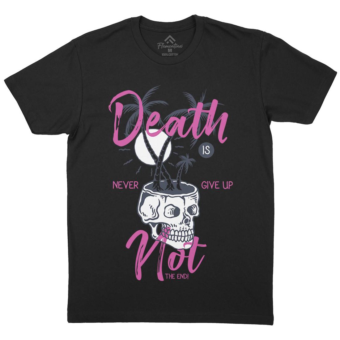 Death Is Not The End Mens Crew Neck T-Shirt Quotes C719