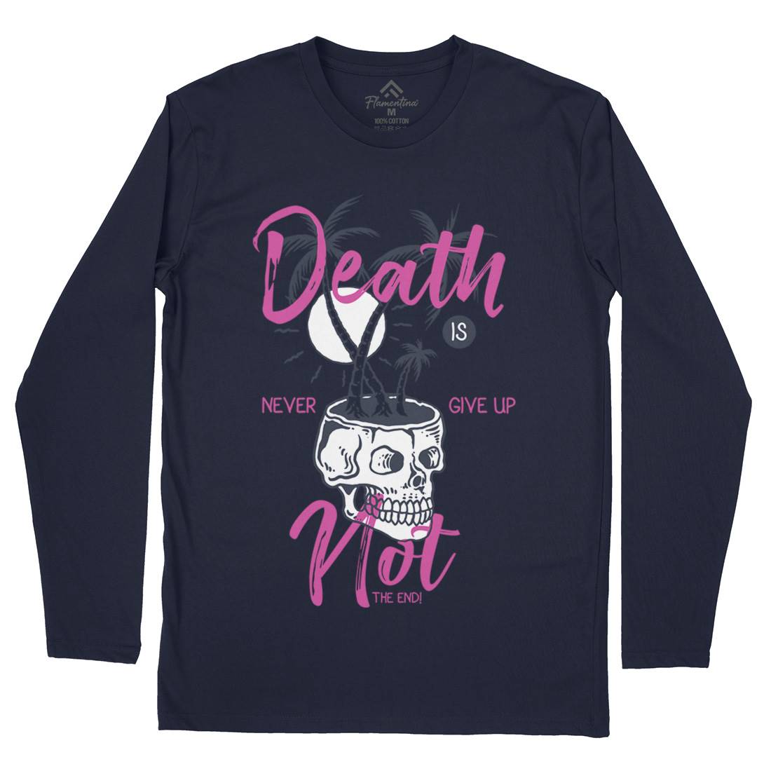 Death Is Not The End Mens Long Sleeve T-Shirt Quotes C719