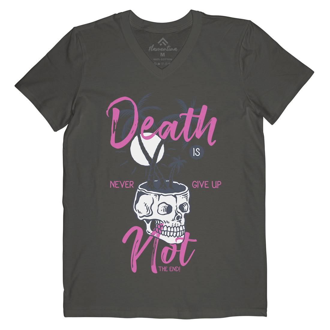 Death Is Not The End Mens V-Neck T-Shirt Quotes C719