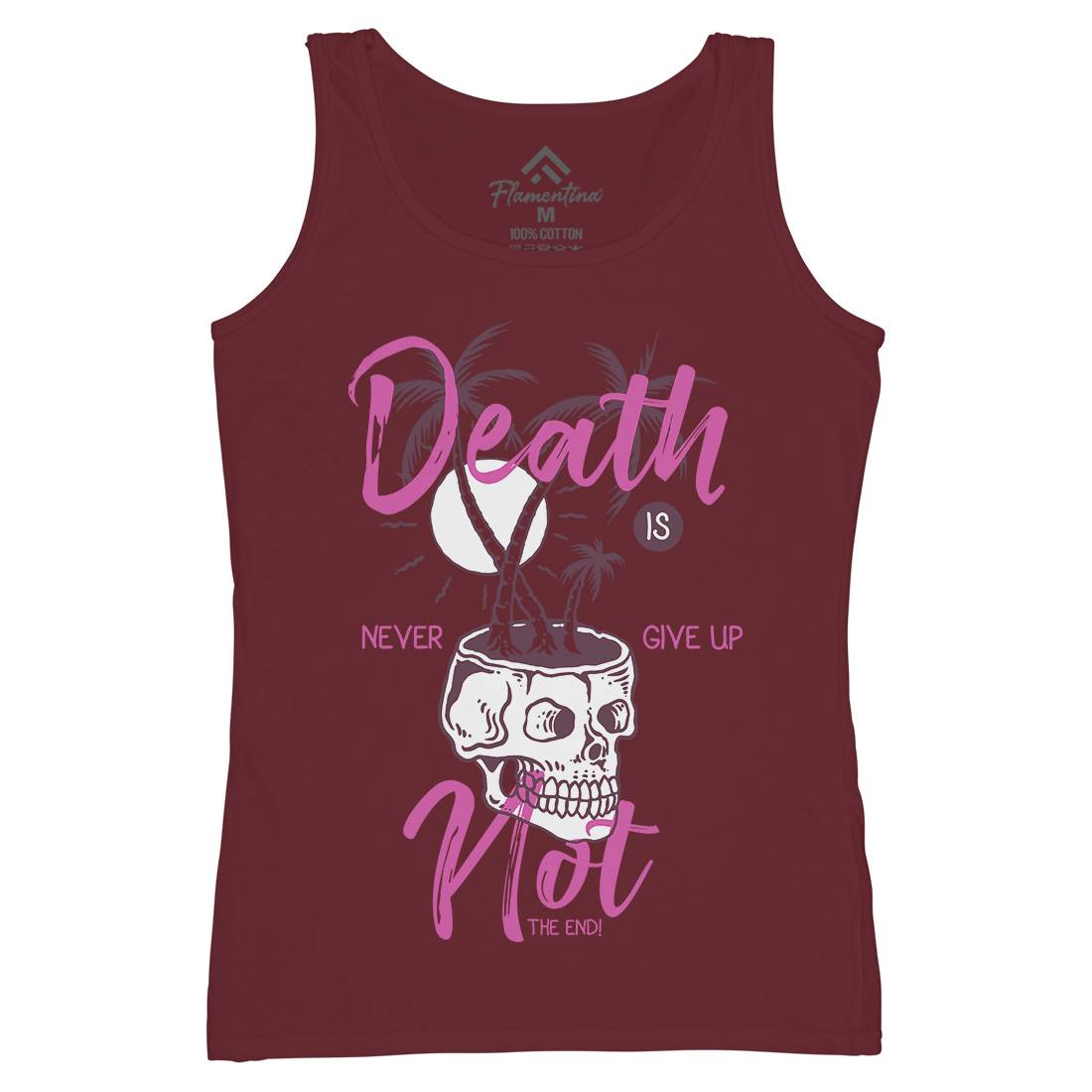 Death Is Not The End Womens Organic Tank Top Vest Quotes C719