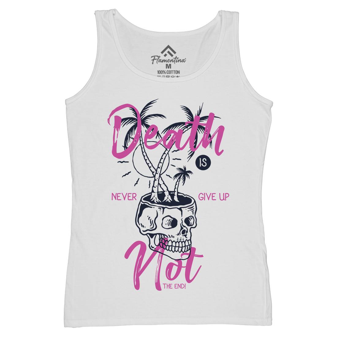 Death Is Not The End Womens Organic Tank Top Vest Quotes C719