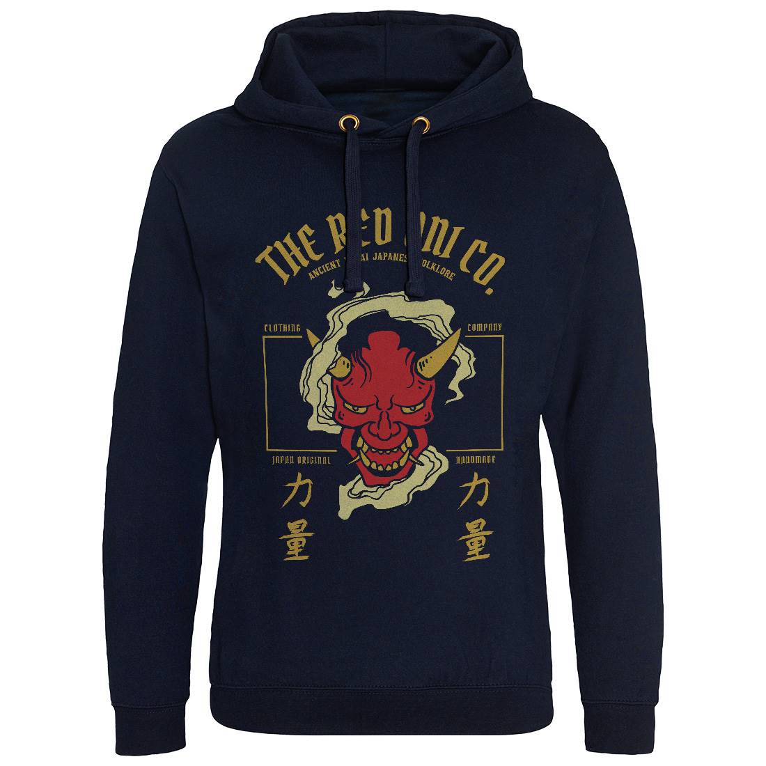 Demon Mens Hoodie Without Pocket Asian C720