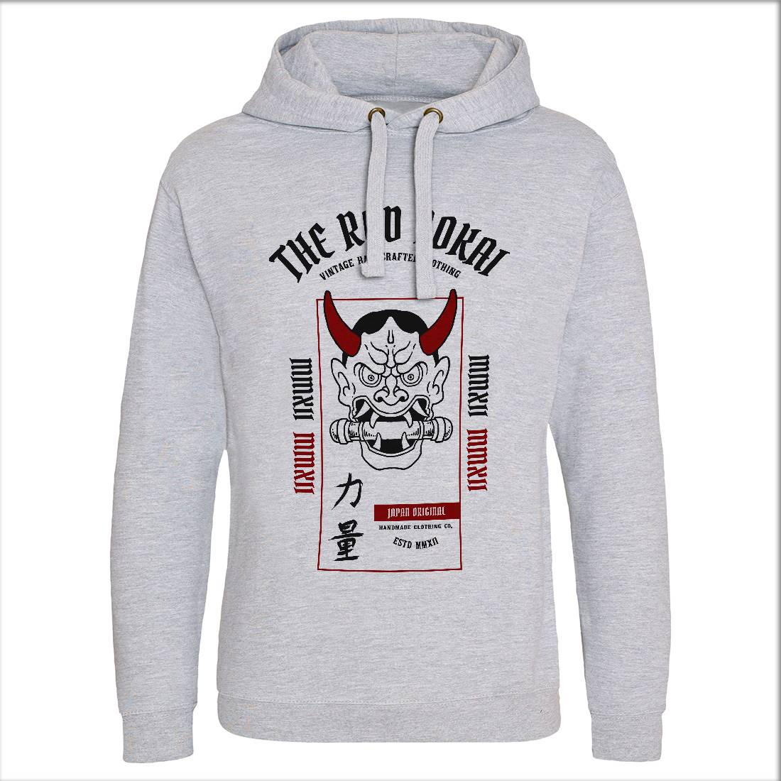 Demon Scroll Mens Hoodie Without Pocket Asian C721