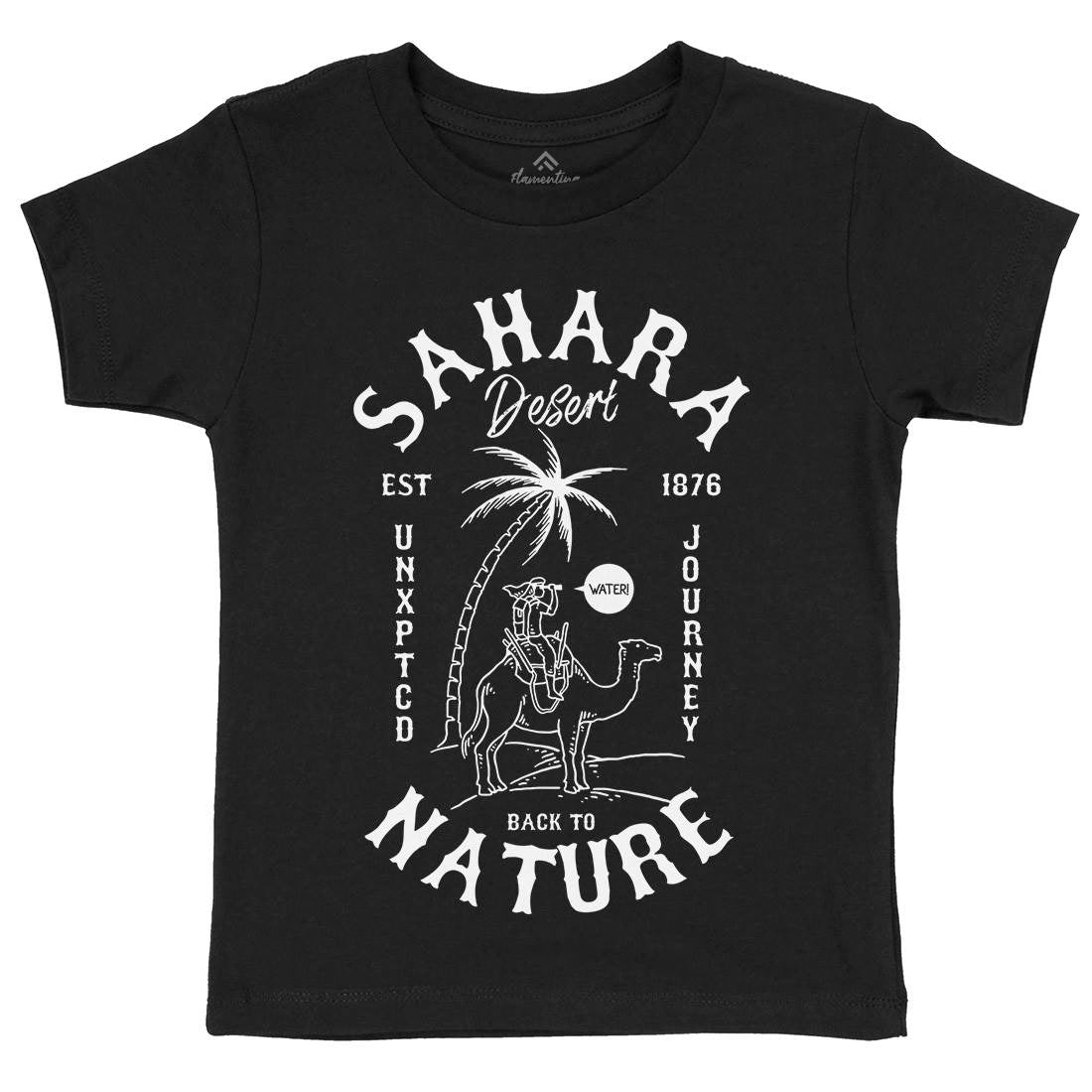 Desert Kids Organic Crew Neck T-Shirt Nature C722