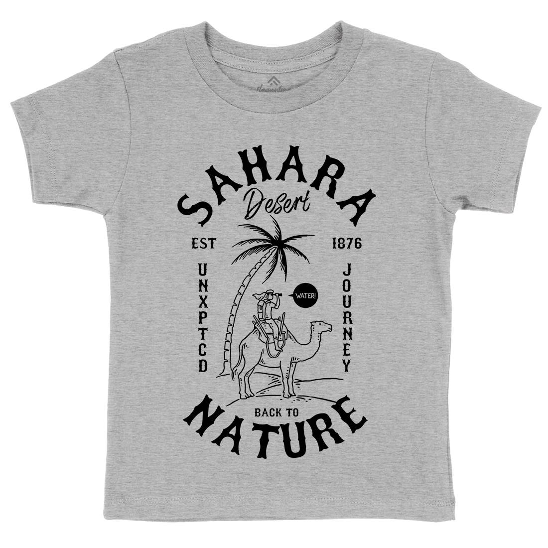 Desert Kids Crew Neck T-Shirt Nature C722