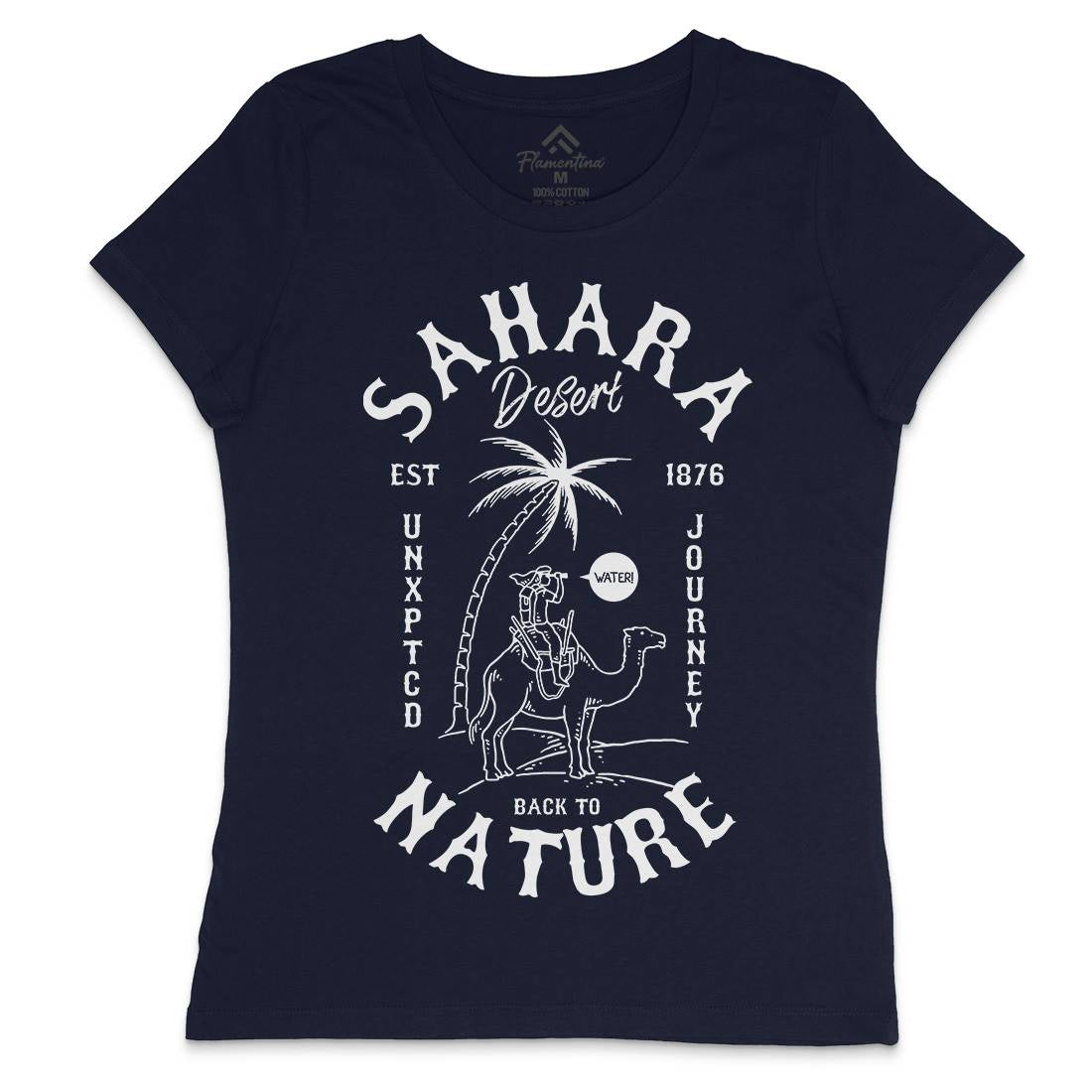 Desert Womens Crew Neck T-Shirt Nature C722