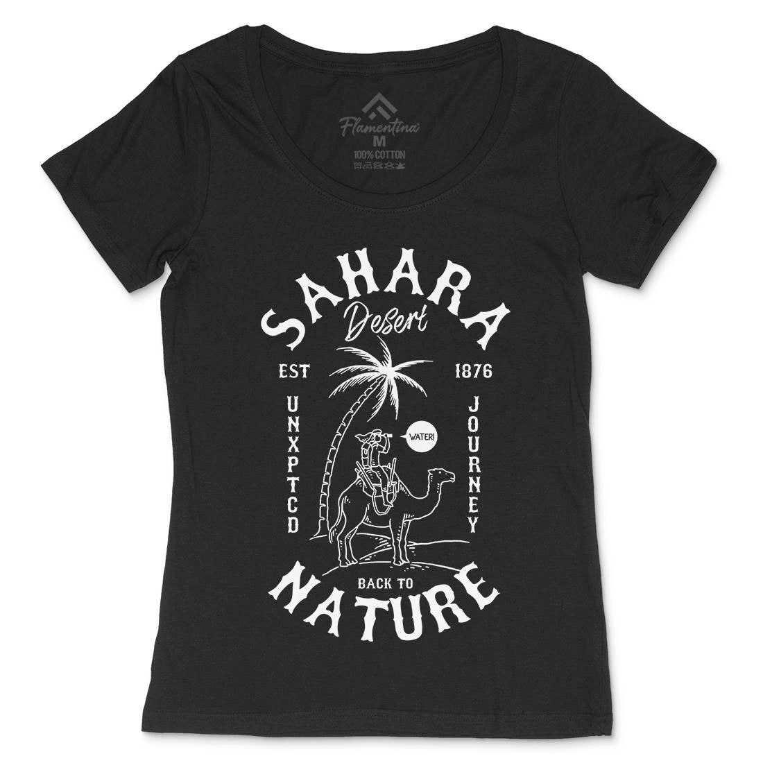 Desert Womens Scoop Neck T-Shirt Nature C722