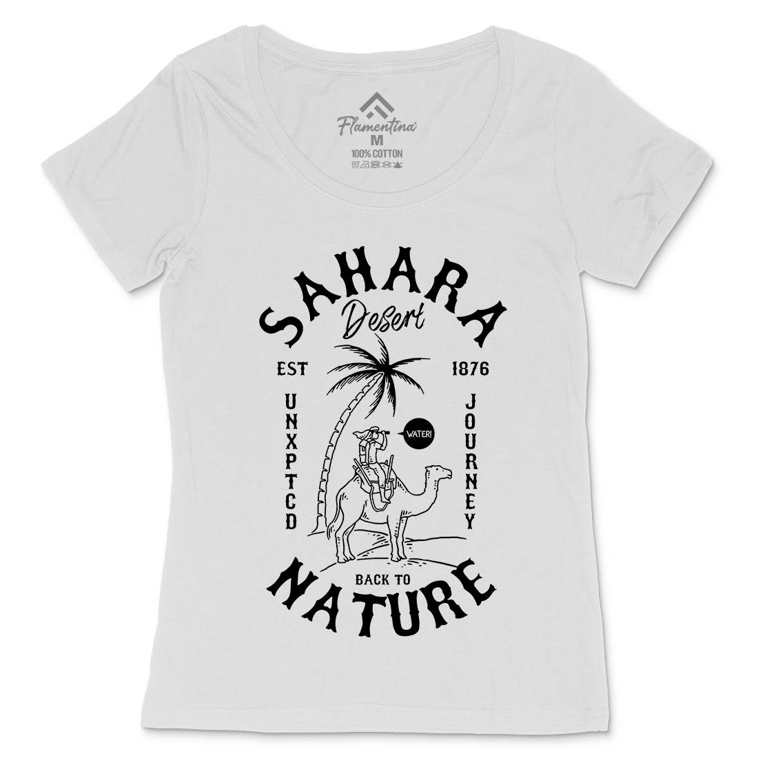 Desert Womens Scoop Neck T-Shirt Nature C722